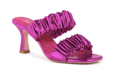 Seychelles Women's Leeward Metallic Sandal In Fuchsia Metallic In Multi