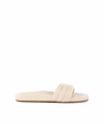Seychelles Women's Lowkey Leather Slide In Ivory In White