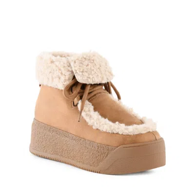 Seychelles Women's Warm And Fuzzy Boots In Beige In Multi