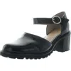 Seychelles Womens Buckle Leather Mary Janes In Black