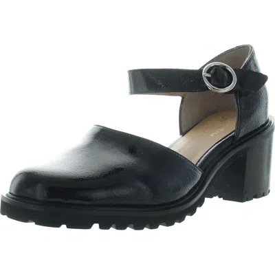 Seychelles Womens Buckle Leather Mary Janes In Black