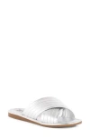 Seychelles World View Ii Slide Sandal In Silver