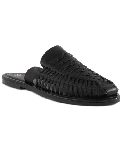 SEYCHELLES WOVEN LEATHER MULE