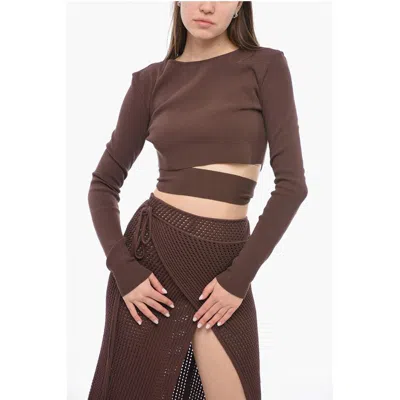 Seymayka Long-sleeved Top With Cut-out Detail