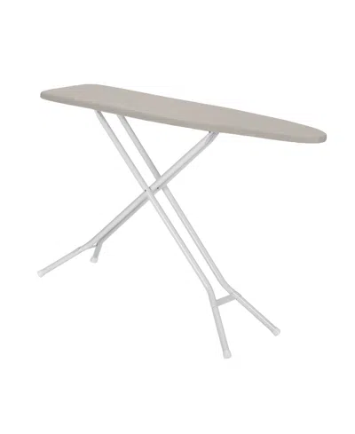 Seymour Home Products Adjustable Height, 4-leg Ironing Board With Perforated Top In Space Grey