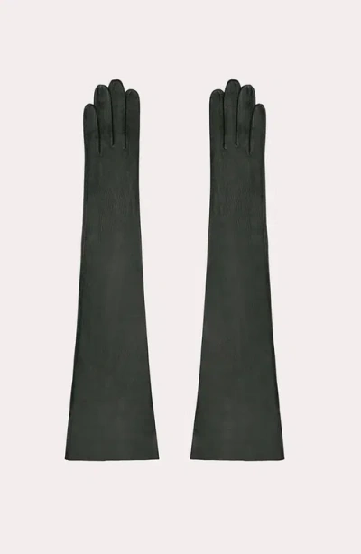 Seymoure Luxury Group Classic Runway Opera Glove In Brown