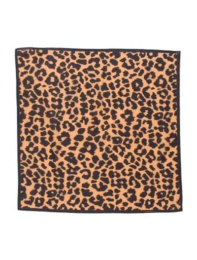 Pre-owned Sézane Animal Print Bandana W/ Tags In Neutral