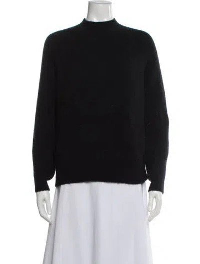 Pre-owned Sézane Baby Alpaca Mock Neck Sweater In Multi