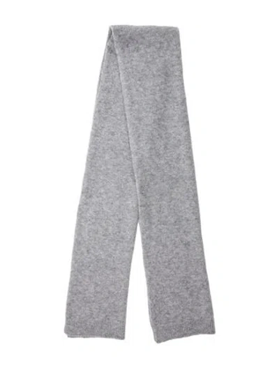 Pre-owned Sézane Baby Alpaca Scarf In Gray