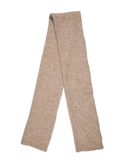Pre-owned Sézane Baby Alpaca Scarf In Neutral