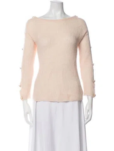 Pre-owned Sézane Bateau Neckline Sweater In Pink