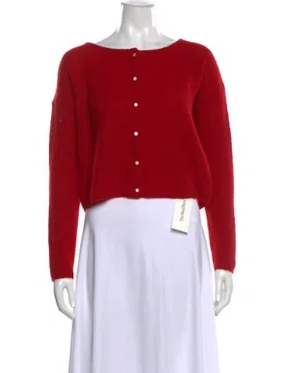 Pre-owned Sézane Bateau Neckline Sweater W/ Tags In Red