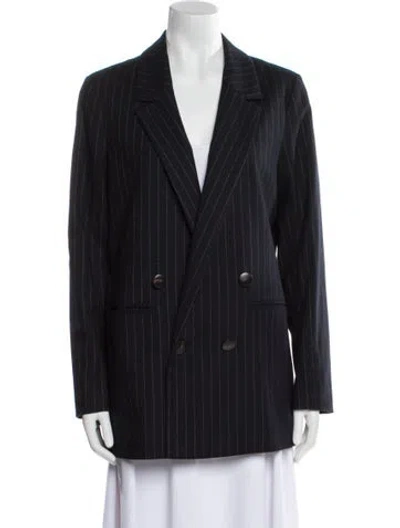 Pre-owned Sézane Blazer In Blue