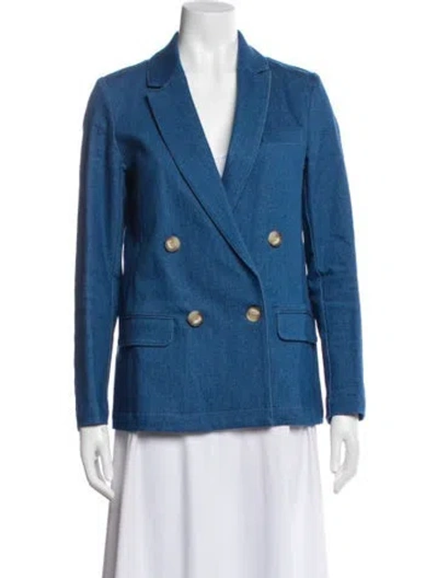 Pre-owned Sézane Blazer In Blue