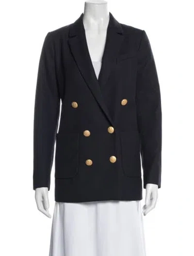 Pre-owned Sézane Blazer In Blue
