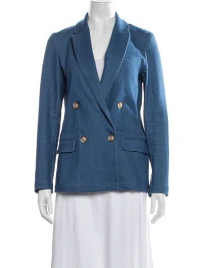 Pre-owned Sézane Blazer In Blue