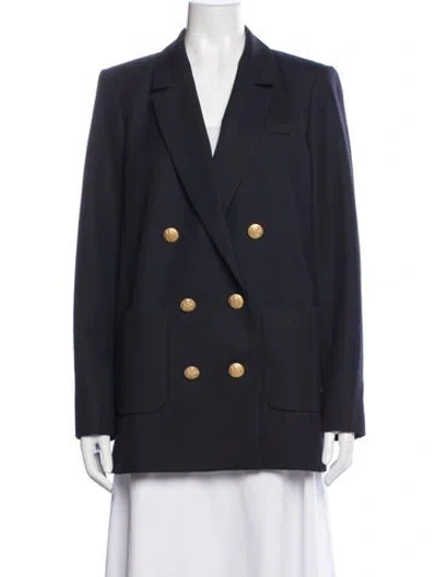 Pre-owned Sézane Blazer In Blue
