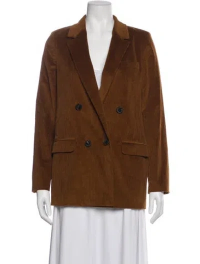 Pre-owned Sézane Blazer In Brown