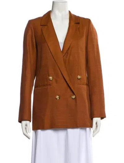 Pre-owned Sézane Blazer In Brown