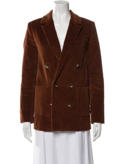 Pre-owned Sézane Blazer In Brown