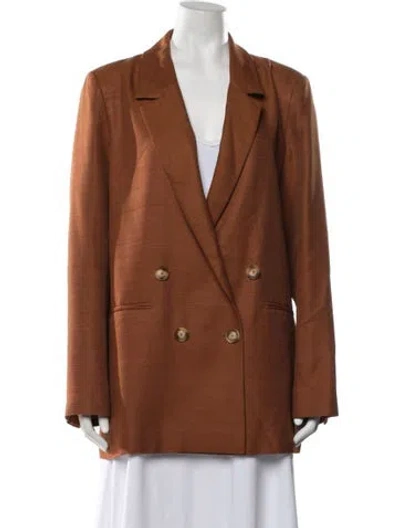 Pre-owned Sézane Blazer In Brown