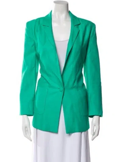 Pre-owned Sézane Blazer In Green