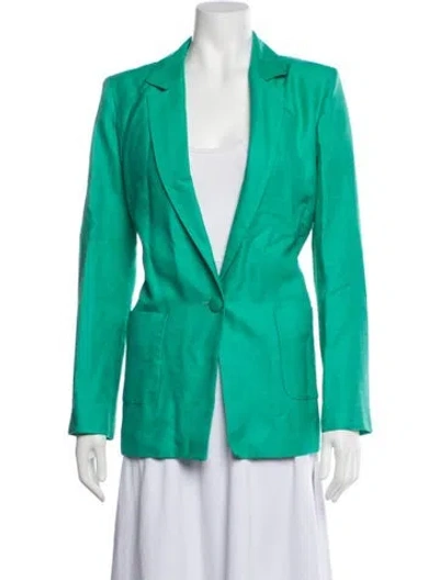 Pre-owned Sézane Blazer In Green