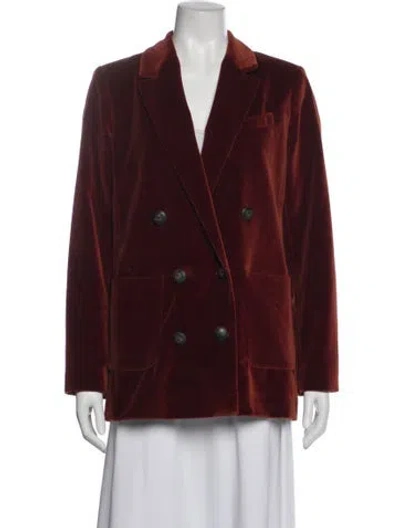 Pre-owned Sézane Blazer In Orange