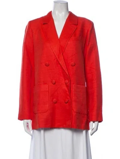 Pre-owned Sézane Blazer In Orange/red