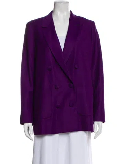 Pre-owned Sézane Blazer In Purple