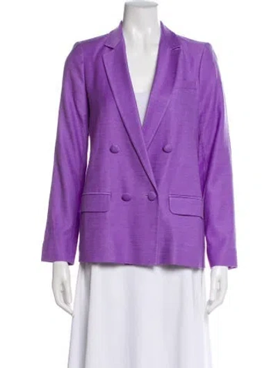 Pre-owned Sézane Blazer In Purple