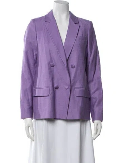 Pre-owned Sézane Blazer In Purple