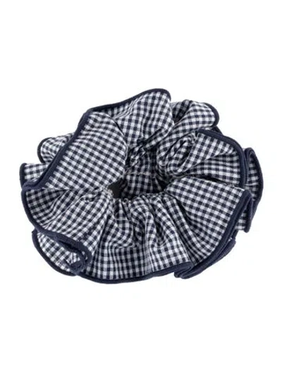 Pre-owned Sézane Blue Patterned Scrunchie
