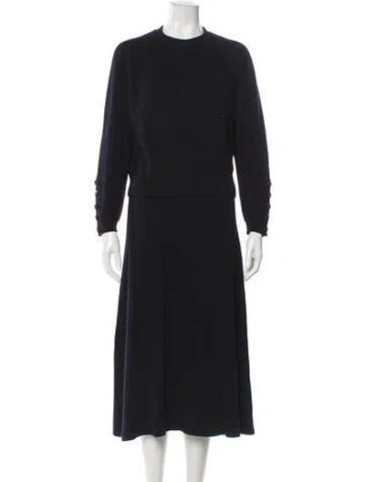 Pre-owned Sézane Braided Accents Skirt Set In Black