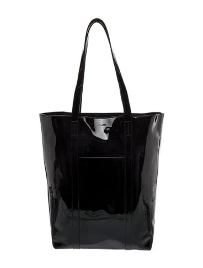 Pre-owned Sézane Canvas Bucket Bag In Black