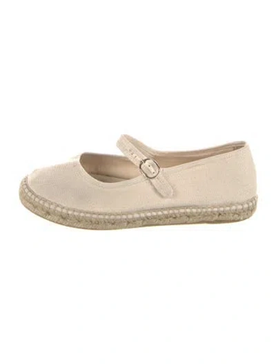 Pre-owned Sézane Canvas Espadrilles In Neutrals