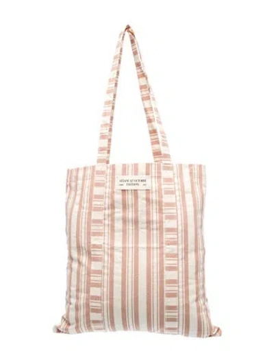Pre-owned Sézane Canvas Shoulder Bag In Pink