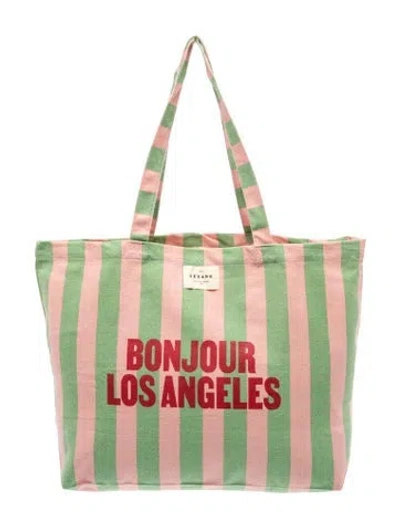 Pre-owned Sézane Canvas Tote In Multi
