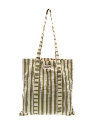 Pre-owned Sézane Canvas Tote In Multicolor