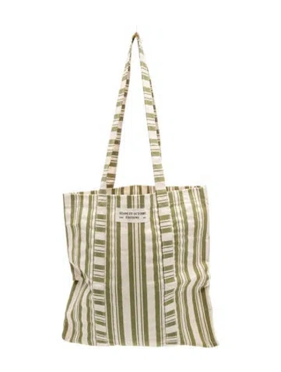 Pre-owned Sézane Canvas Tote In Multicolor