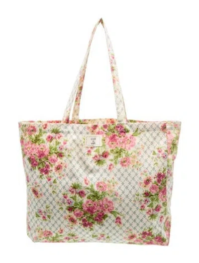 Pre-owned Sézane Canvas Tote In Neutral