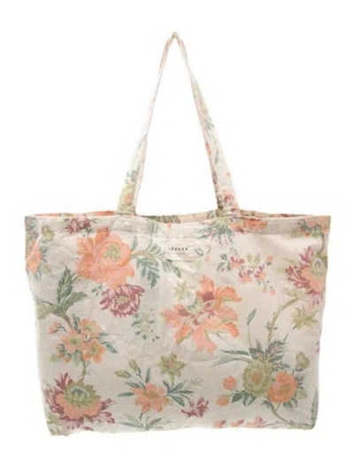 Pre-owned Sézane Canvas Tote In Neutral