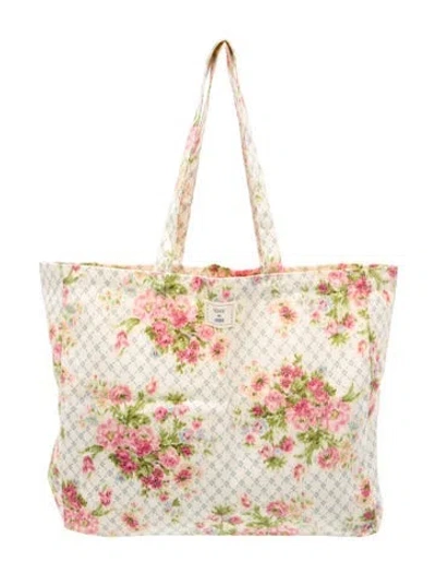 Pre-owned Sézane Canvas Tote In Neutral