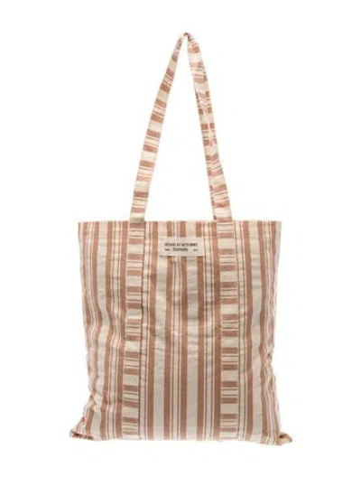 Pre-owned Sézane Canvas Tote In Neutral
