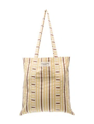 Pre-owned Sézane Canvas Tote In Neutral