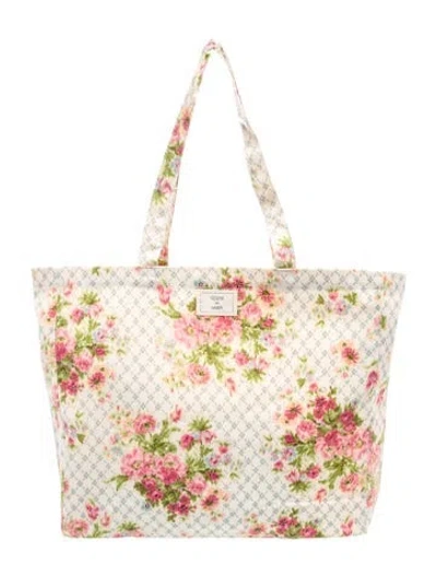 Pre-owned Sézane Canvas Tote In Neutral