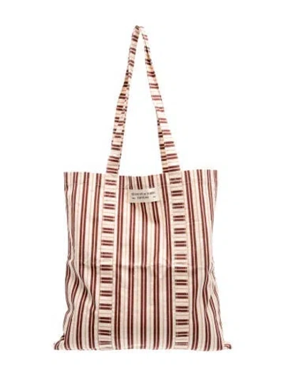 Pre-owned Sézane Canvas Tote In Neutral