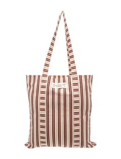 Pre-owned Sézane Canvas Tote In Neutral