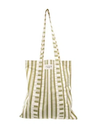 Pre-owned Sézane Canvas Tote In Neutral