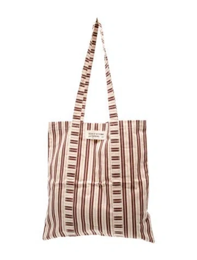 Pre-owned Sézane Canvas Tote In Neutral